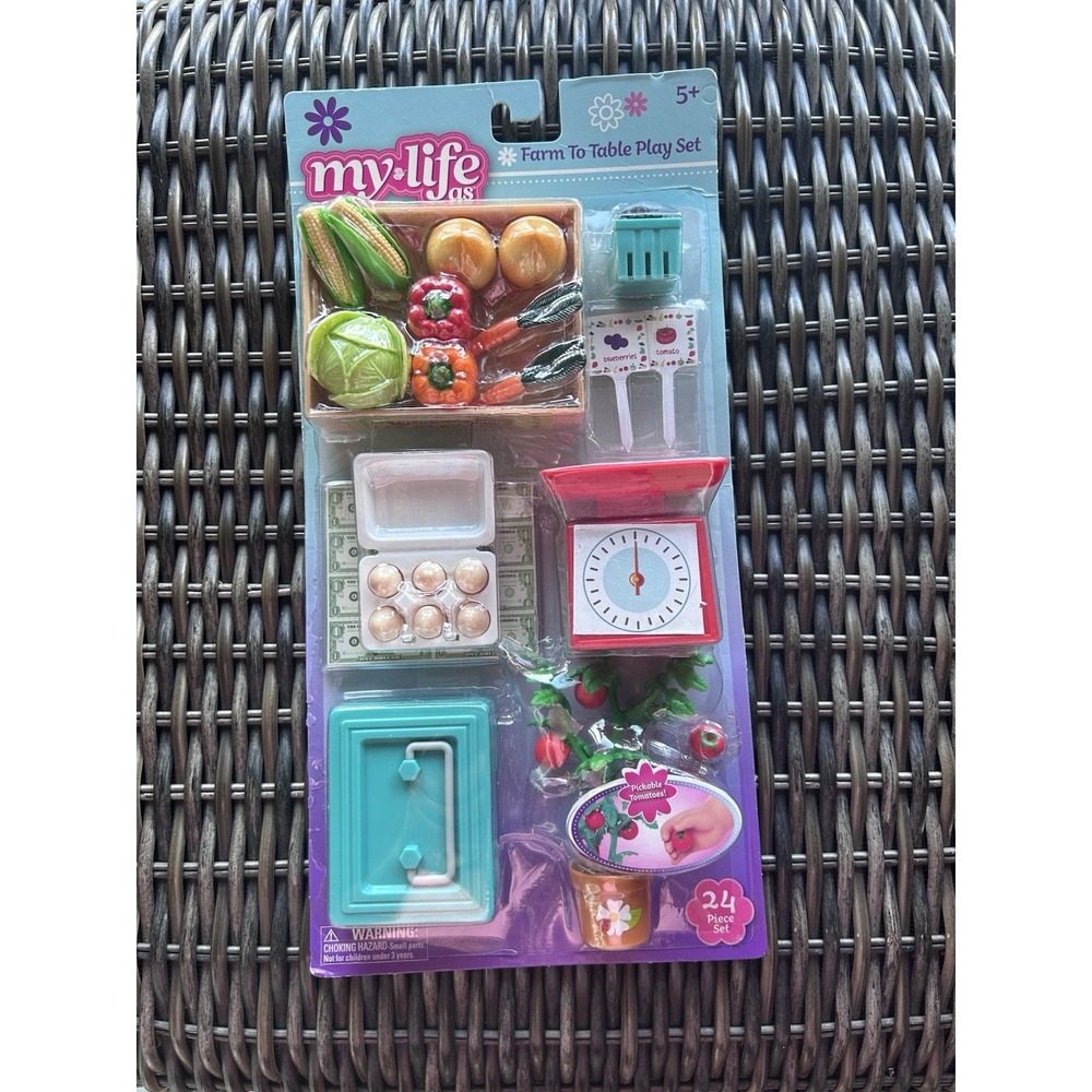 My Life Farm to Table Play Set 24 Piece Set Brand New Perfect Gift